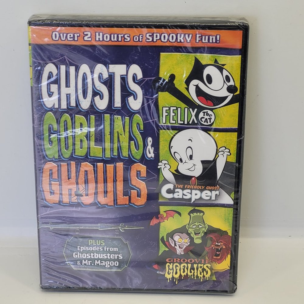 Ghost Goblins & Ghouls - Felix The Cat - Casper‎ - New - Sealed - DVD